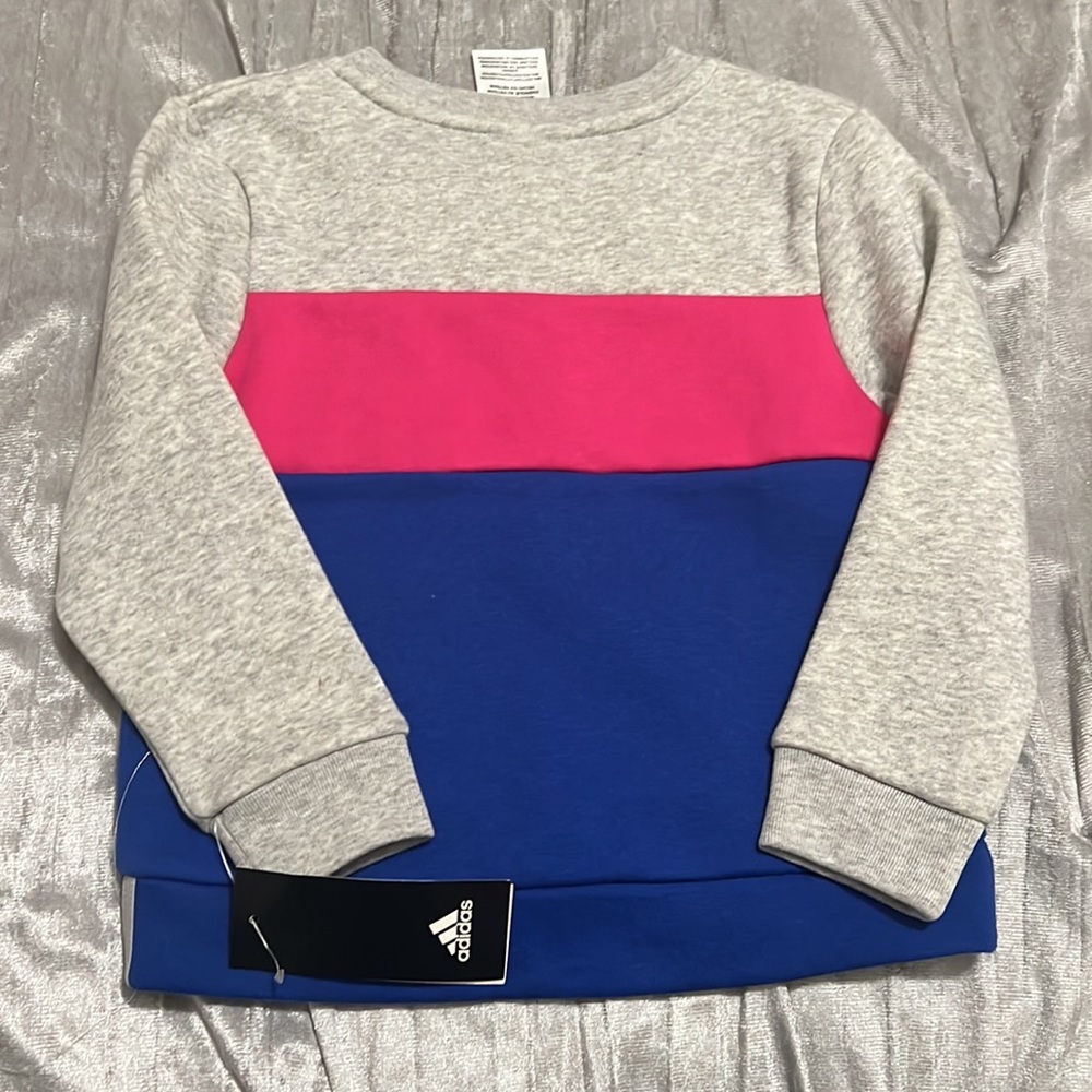 Toddler girls Adidas sweatshirt new with tags - Picture 4 of 4